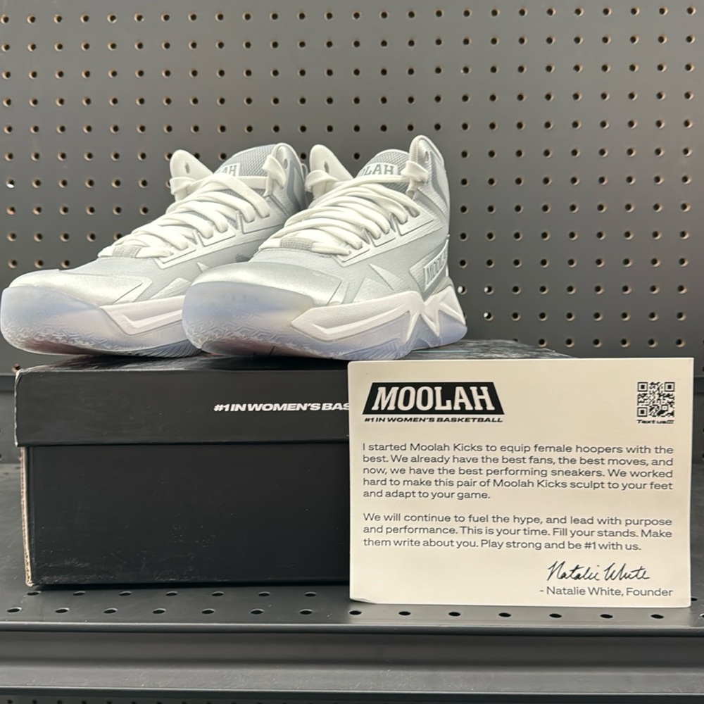 NIB Moolah Womens Triple Double Glitch Mode Basketball Shoe 7.5